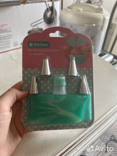 Кондитерский мешок с насадками