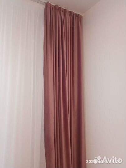 Шторы блэкаут рогожка 2 шт