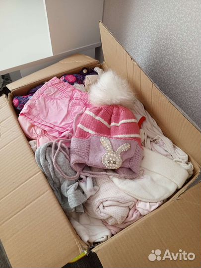 Большой пакет вещей для девочки