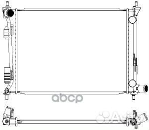Радиатор системы охлаждения hyundai solaris 1.6