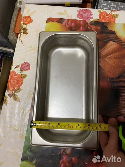 Гастроемкость Kitchen, нерж. сталь, 327х325х65 мм