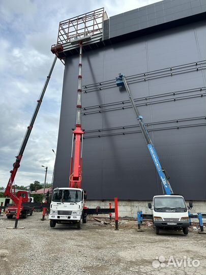 Аренда и услуги автовышки 40-28-23-16метров