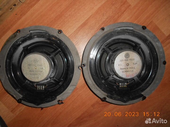 Автомобильные динамики 7 шт.,непарные