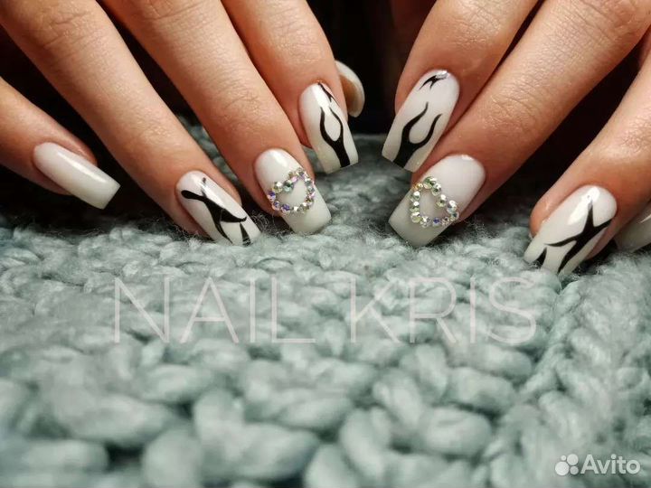 Наращивание ногтей, маникюр
