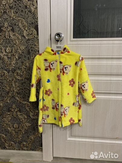 Детский махровый халат новый
