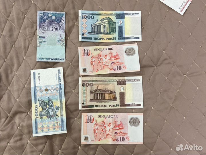 Банкноты из разных стран