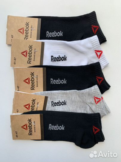 Носки reebok короткие 5 пар