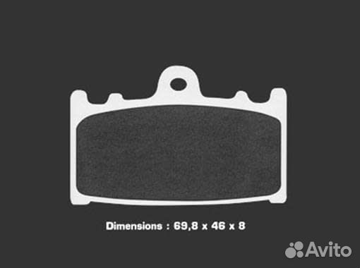 Тормозные колодки Nissin 2P-214NS (344)