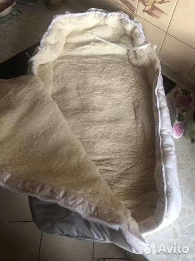 Детский зимний конверт в коляску