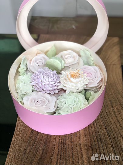 Букет из зефира ручной работы