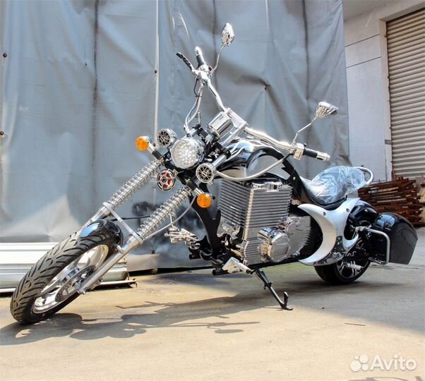 Электромотоцикл Взрослый Чоппер C200