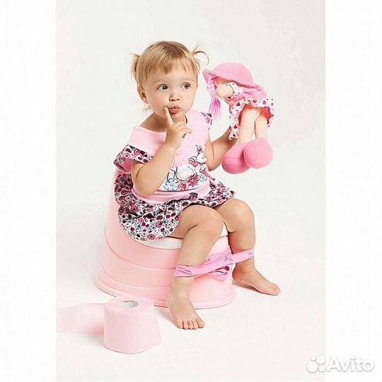 Горшок детский музыкальный (Светло-розовый)