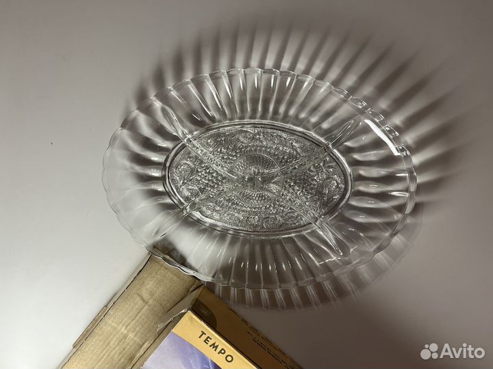 Менажница стеклянная Konya