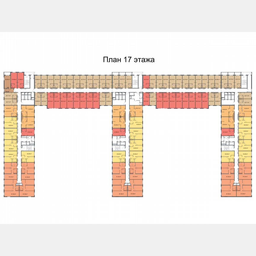 Апартаменты-студия, 28,2 м², 19/24 эт.