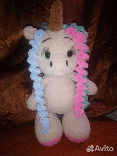 Плюшевая единорожка