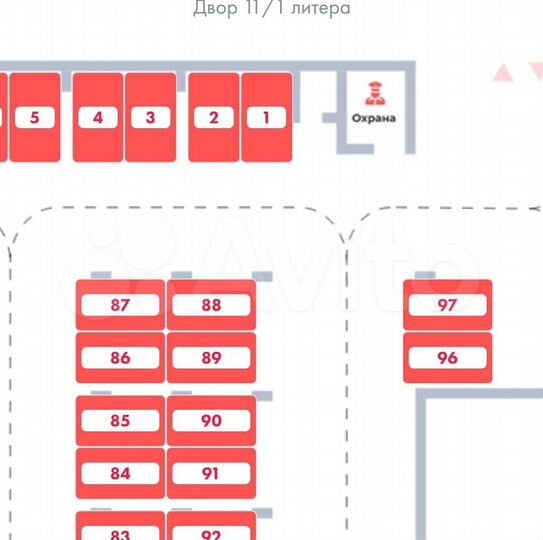Машиноместо, 15 м²