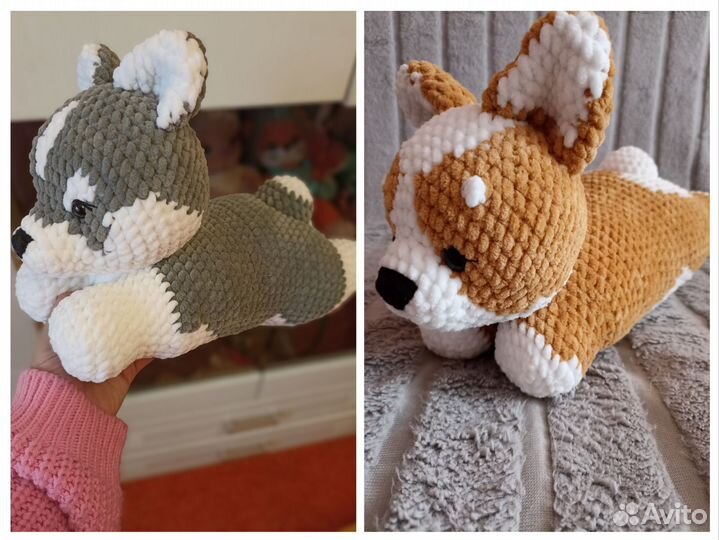 Подарок ребенку,собака,декоративная подушка