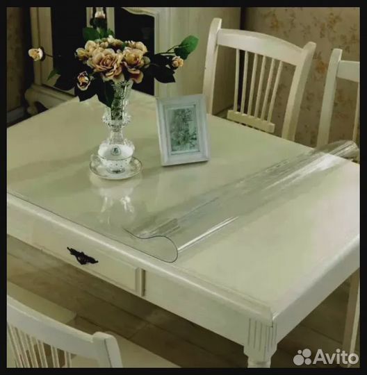 Гибкое стекло, пленка пвх на стол