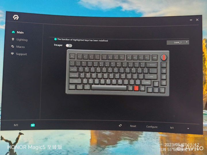 Игровая клавиатура akko Monsgeek M1 Christmas