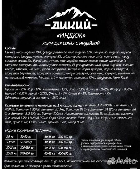 Корм холистик для собак и кошек 