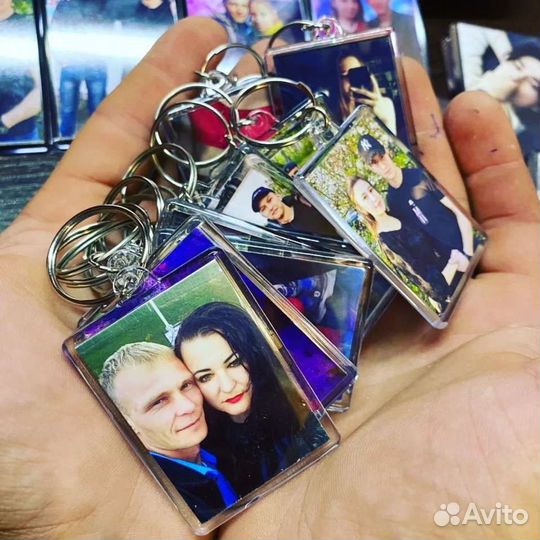 Брелок с фото для ключей