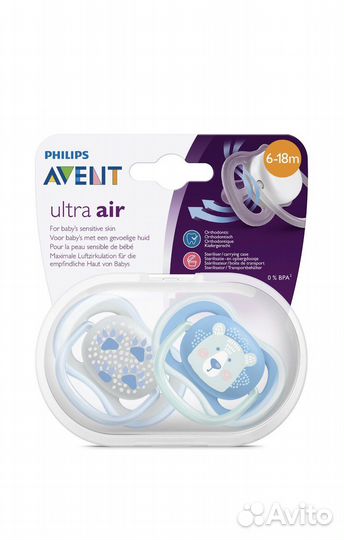Пустышка avent 6 18