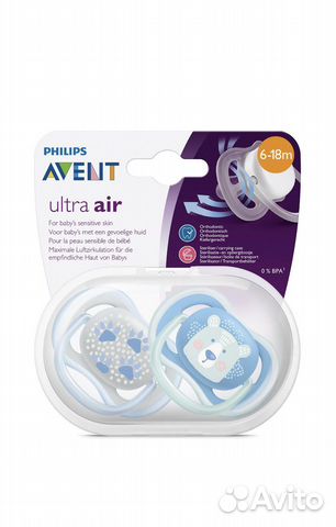 Пустышка avent 6 18