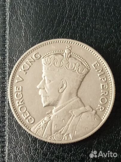 Фиджи Шиллинг 1935г Серебро