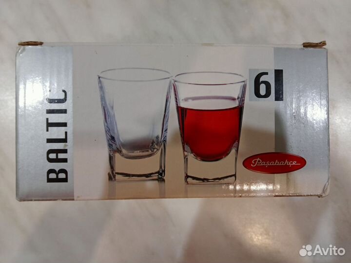 Бокалы рюмки новые