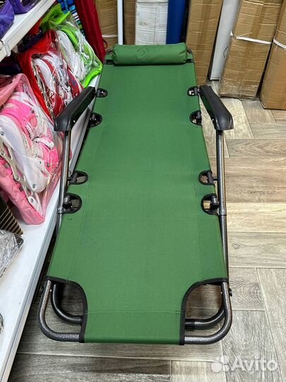 Шезлонг-кресло-раскладушка 3в1