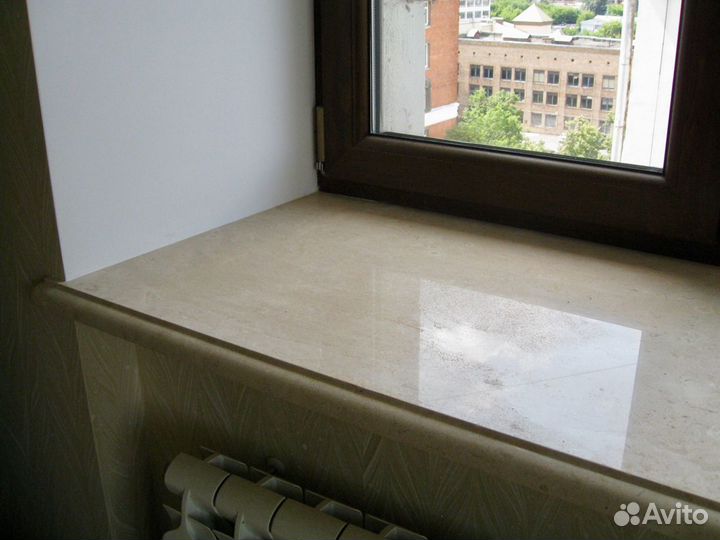 Подоконники из мрамора Крема нова