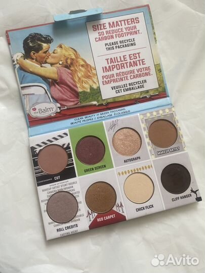 Палетка теней the balm