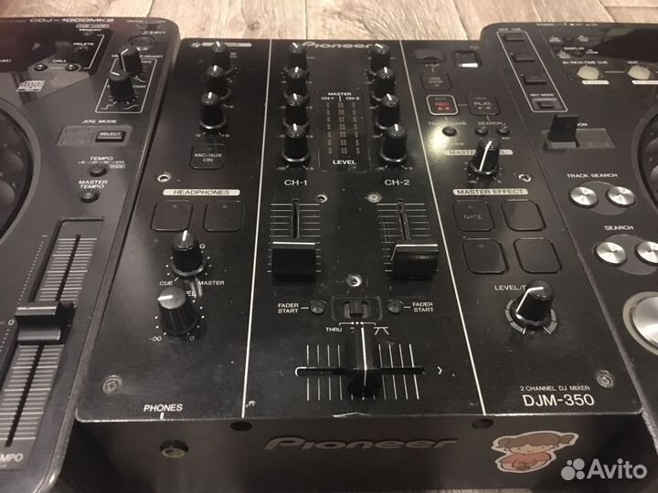 Pioneer DJM 350 / пара CDJ-1000MK2