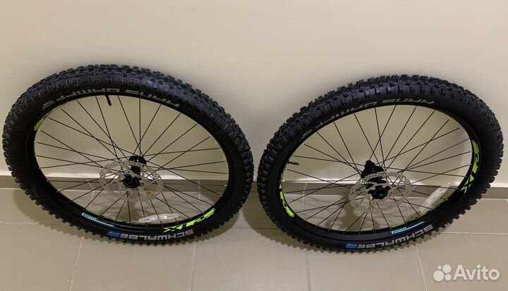 Колеса 27.5+ обода 35мм алю втулки Shimano Deore