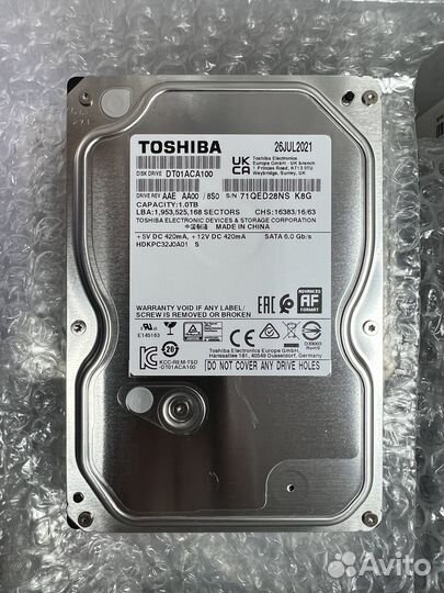 HDD Toshiba DT01 DT01ACA100