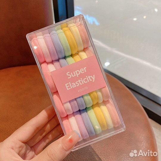 Набор резинок для волос 32 штуки диаметр 3,5 см