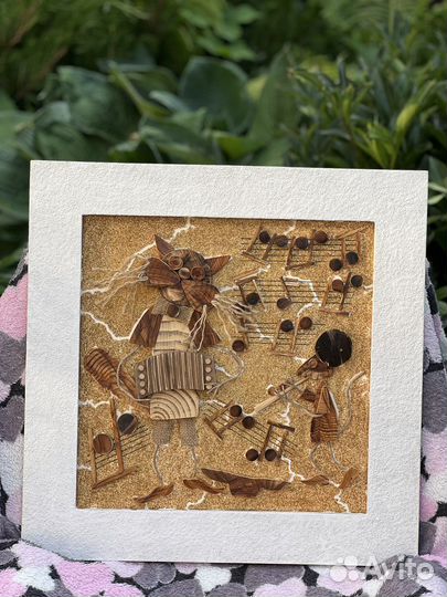 Панно, картины из экоматериалов