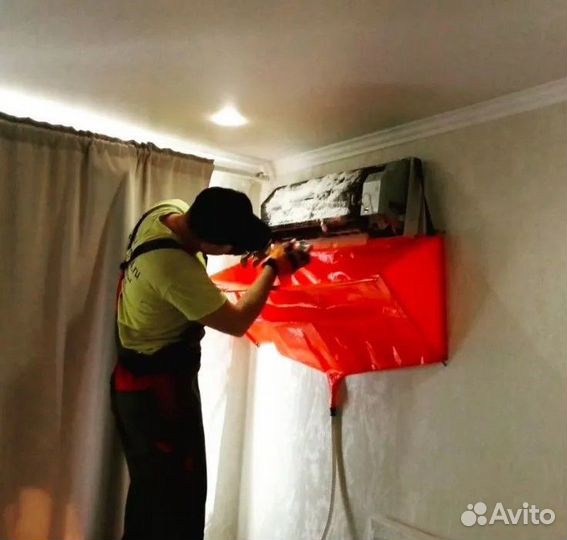 Чистка сплит системы, заправка, обслуживание