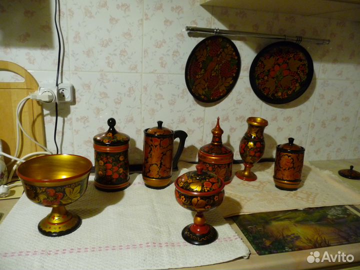 Посуда из хохломы