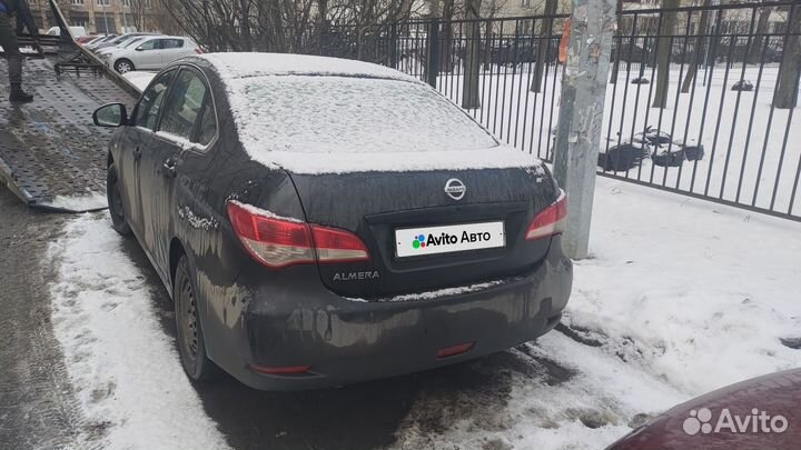 Nissan Almera 1.6 МТ, 2017, 126 000 км