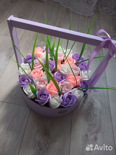 Букет из мыла ручной работы