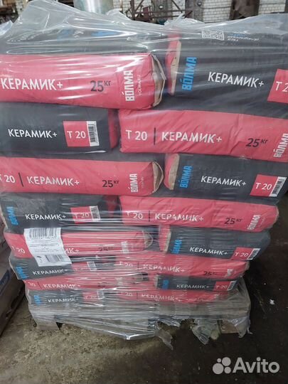 Плиточный клей керамик плюс 25 кг