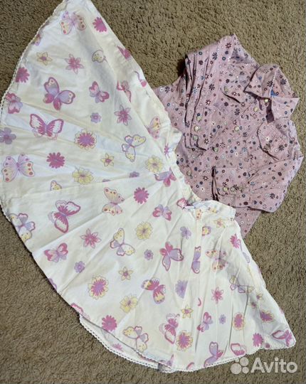 Пакетом Вещи для девочки 104 110