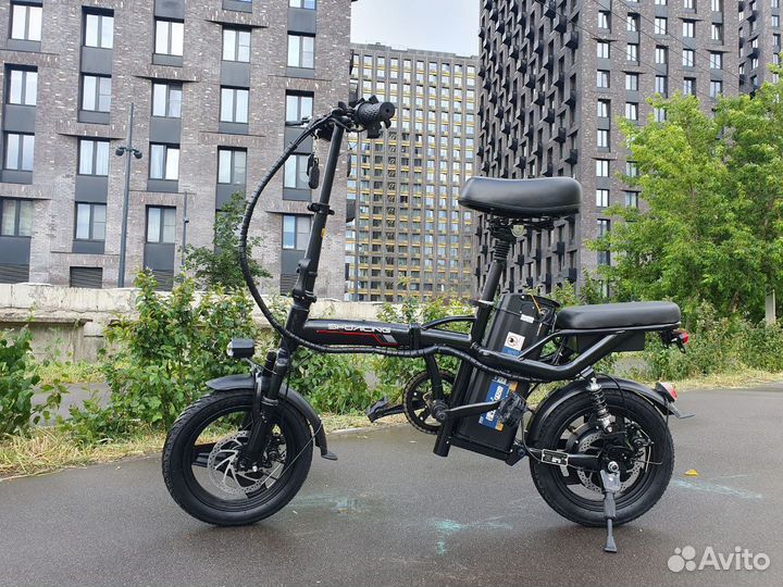 Электровелосипед 400Вт складной велосипед