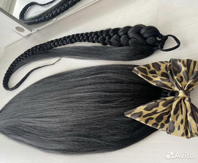 Хвост на резинке / накладной хвост / шиньен