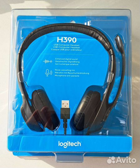 Наушники Гарнитура logitech h390