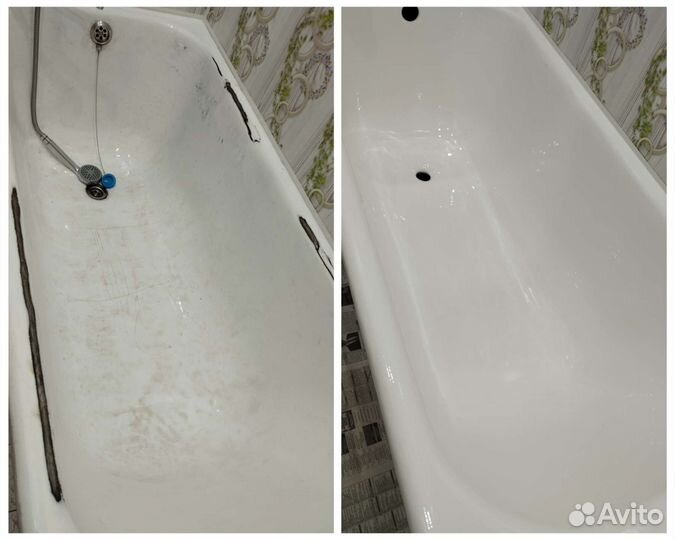 Реставрация ванны жидким акрилом
