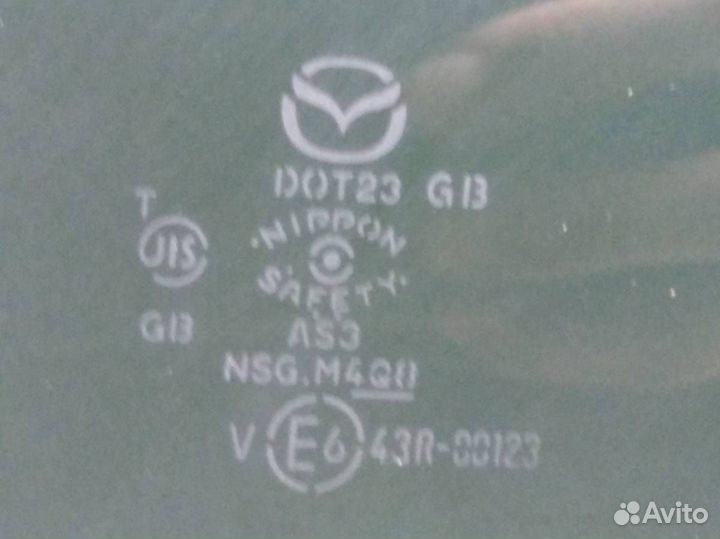 Стекло двери задней правой Mazda CX-7 ER 2006-2012