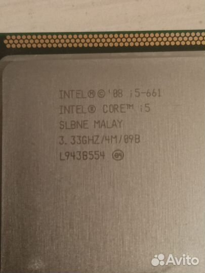 Процессор i5-661