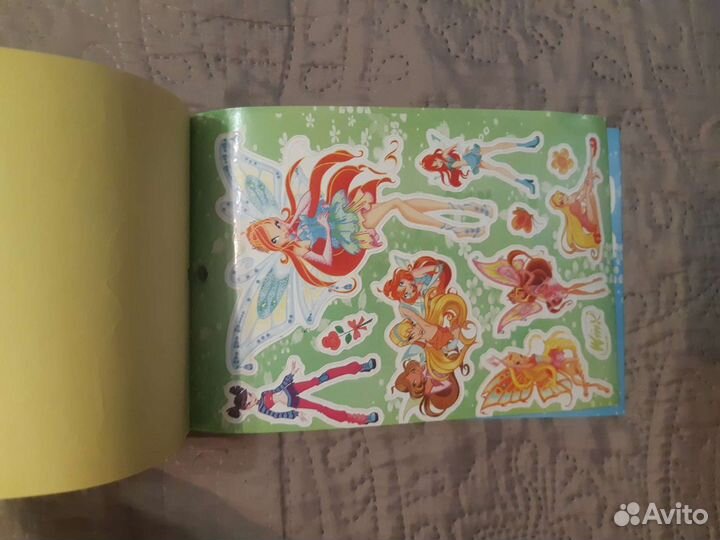 Наклейки winx